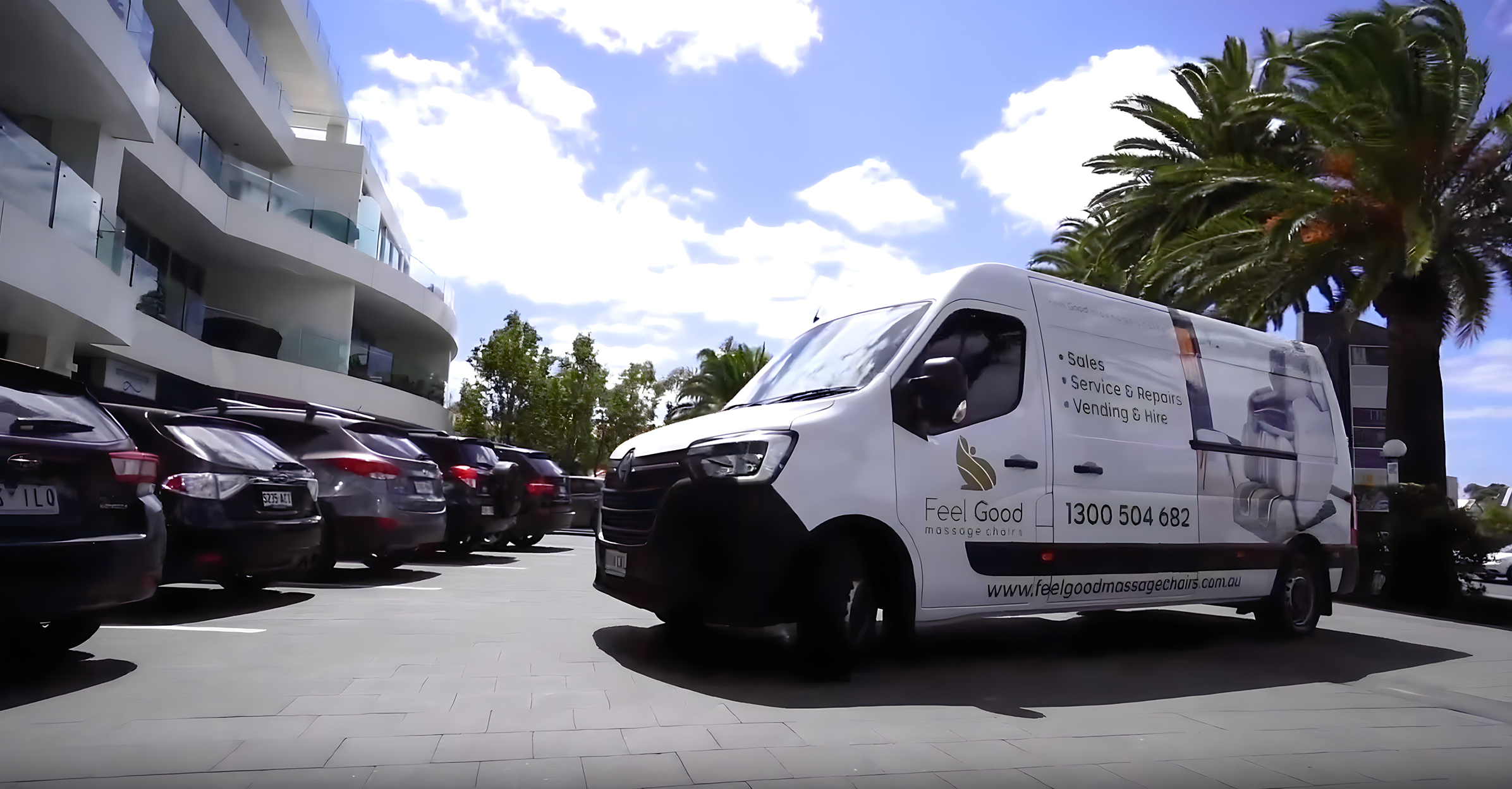 Load video: Feel Good Massage Van