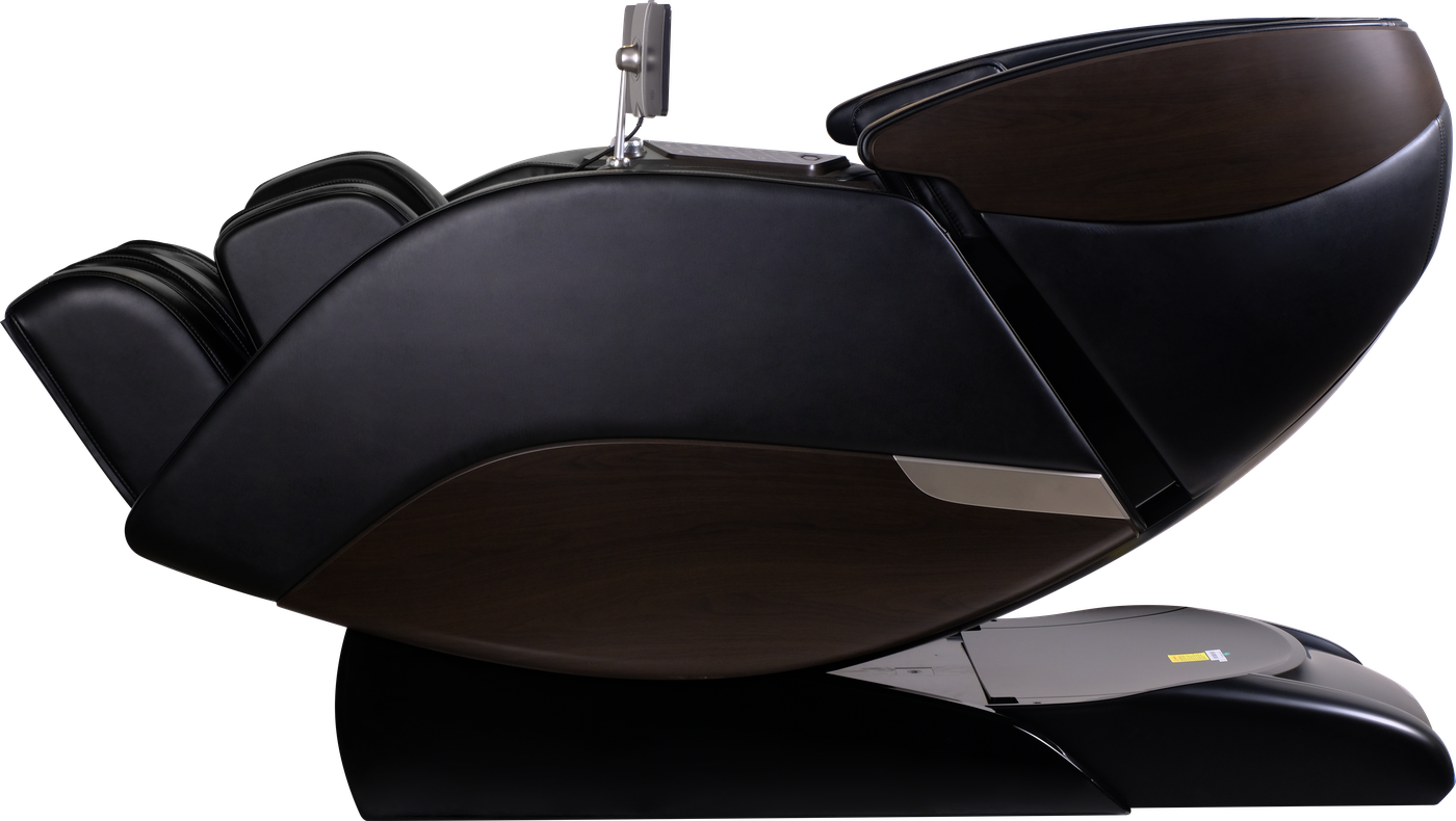 The Galaxy Dual Core side profile showing the slide-forward recline