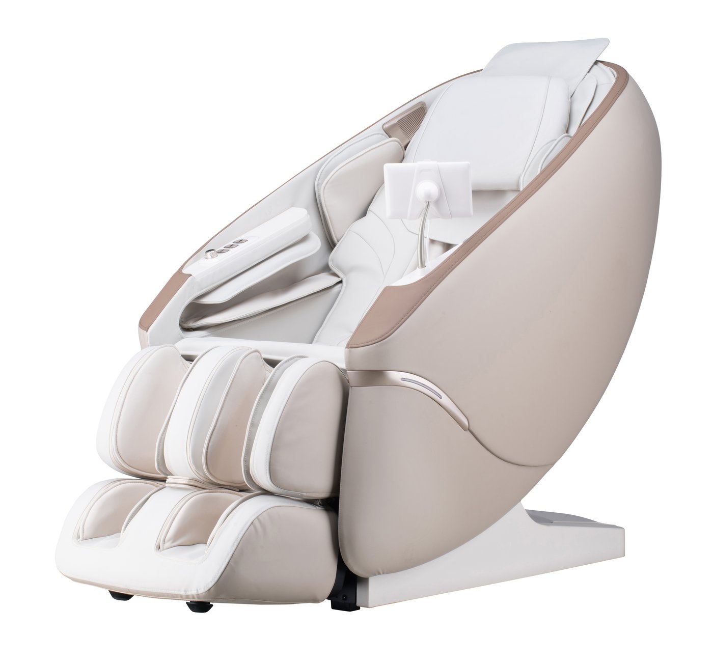 The 3D Shiatsu massage chair in Ivory
