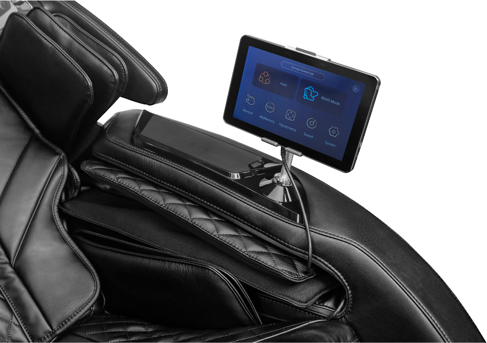 Phantom Rovo Dual Core touchscreen control panel close-up